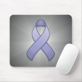 Periwinkle Awareness Ribbon Mousepad Muismat (Met muis)