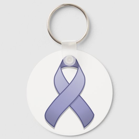 Periwinkle Awareness Ribbon Sleutelhanger (Voorkant)