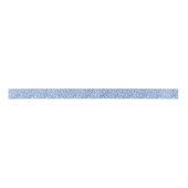 Periwinkle Blauw en Wit Luipaard Print Patroon Lint (Voorkant)