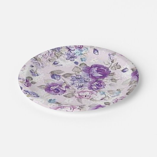 “Periwinkle Bloemendesign” Papieren bord (Gekanteld)