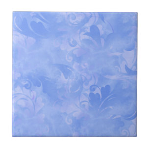 Periwinkle Blue-Abstract ventilatorpatroon Tegeltje