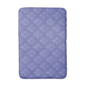 Periwinkle Blue Damask Badmat (Voorkant Verticaal)
