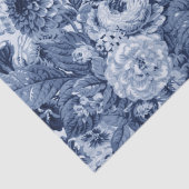 Periwinkle Blue  Floral Toile No.3 Tissuepapier (Detail)