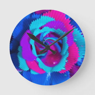Periwinkle Blue Vision Wallclock Ronde Klok