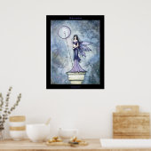 Periwinkle Celestial Gothic Fairy Poster (Keuken)