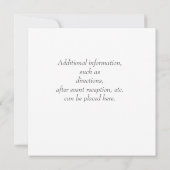 Periwinkle Christelijke Uitnodiging (Achterkant)