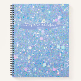 Periwinkle Chunky Glitter | Personeel Notitieboek