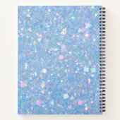 Periwinkle Chunky Glitter | Personeel Notitieboek (Achterkant)