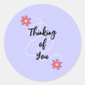 Periwinkle Denken aan jullie Stickers (Voorkant)