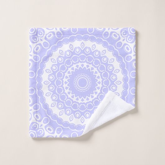 Periwinkle Dream Mandala Motif (Gant de toilette)