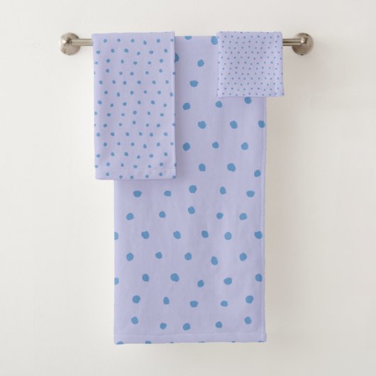 Periwinkle en Lila Bad Handdoek (Insitu)