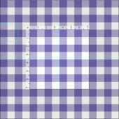 Periwinkle en White Gingham Pset Stof (Delen)