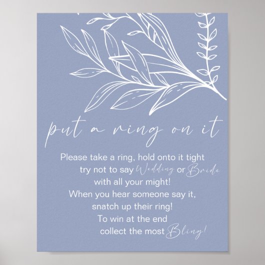 Periwinkle Flowers zet een ring op het spel Poster (Voorkant)