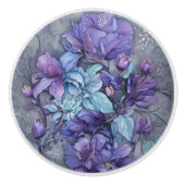 Periwinkle Garden Keramische Knop (Voorkant)