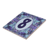 Periwinkle Garden Tegeltje (Zijkant)