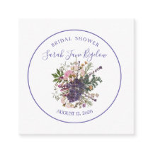 Periwinkle geperst Wildflower Boho Vrijgezellenfee