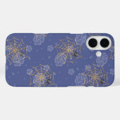 PERIWINKLE & GOUDEN HALLOWEEN SPINNEN & WEBS Case-Mate iPhone CASE (Achterkant (horizontaal))