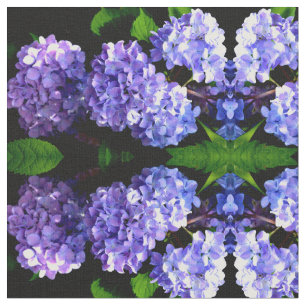 Periwinkle hydrangeas paarse blauwe bloem stof