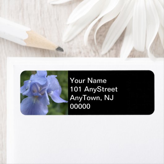 Periwinkle Iris Floral Wedding  Etiket (Insitu)