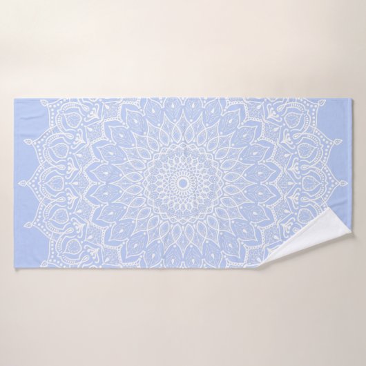 Periwinkle Mandala - Bora à Juniper Berry (Serviette de bain)