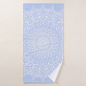 Periwinkle Mandala - Bora in Juniper Berry Badhanddoek (Badhanddoek)