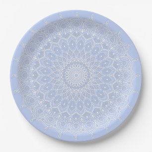 Periwinkle Mandala - Bora in Juniper Berry Papieren Bordje