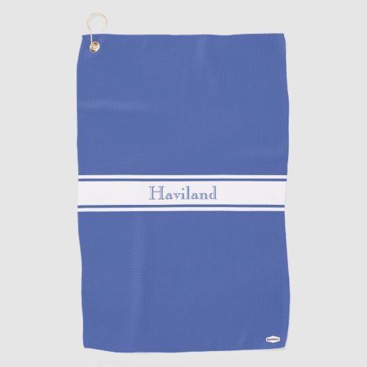 Periwinkle Persoonlijke Golf Towel HAMbWG Golfhanddoek (Voorkant)