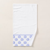 Periwinkle Polka Dots Bad Handdoek (Handdoek)