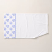 Periwinkle Polka Dots Bad Handdoek (Handdoek)