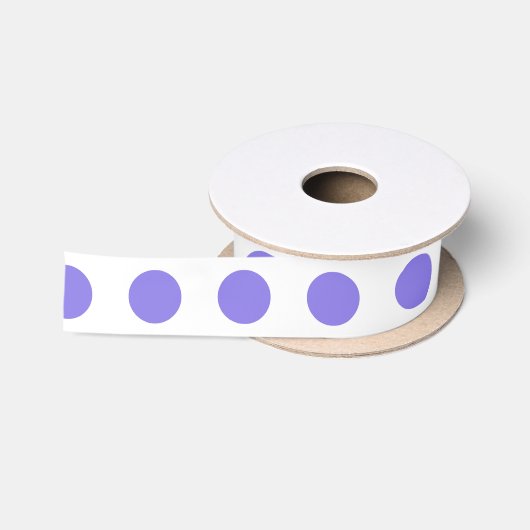 Periwinkle polka-stippen lint (Spoel)