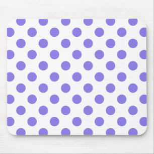 Periwinkle polka-stippen muismat
