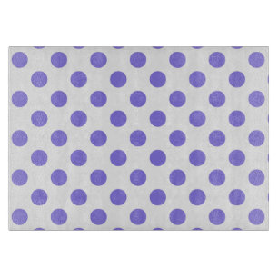 Periwinkle polka-stippen snijplank
