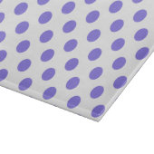 Periwinkle polka-stippen snijplank (Hoek)