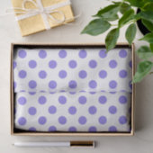 Periwinkle polka-stippen tissuepapier (Geschenk)