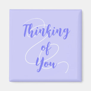 Periwinkle Purple Thinking of You Magnet