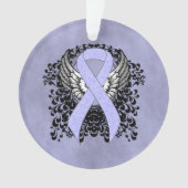 Periwinkle Ribbon met Wings Ornament (voorkant)