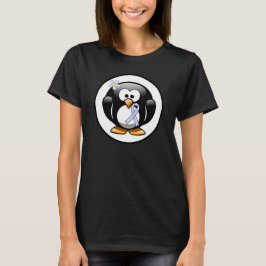 Periwinkle Ribbon Penguin T-shirt