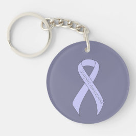 Periwinkle Ribbon Support Awareness Sleutelhanger