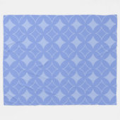 Periwinkle shippo fleece deken (Voorkant (Horizontaal))