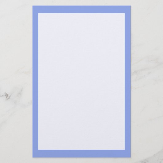 Periwinkle Solid Color Briefpapier (Voorkant)