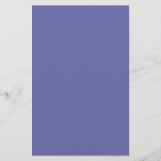 Periwinkle Solid Color Briefpapier (Achterkant)