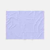 Periwinkle Solid Color Fleece Deken (Voorkant (Horizontaal))