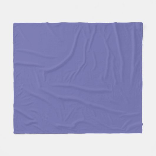Periwinkle Solid Color Fleece Deken (Voorkant (Horizontaal))