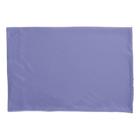 Periwinkle Solid Color Kussensloop (Voorkant)