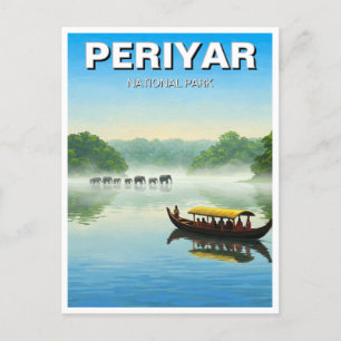 Periyar Nationaal Park India Reizen Briefkaart