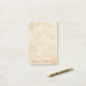 perkament antiek oud papier rustige naam post-it® notes (Op bureau)