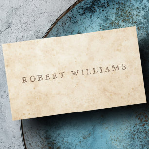  perkament antiek oud papier visitekaartje