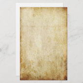  perkament briefpapier (Voorkant / Achterkant)