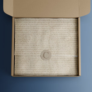  perkament handgeschreven decoupage tissuepapier