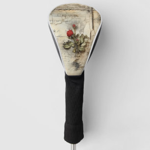  Perkament Liefdesbrief met Bloemen (10) Golfheadcover